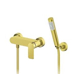 Slavina (miješalica) za tuš kadu - ROSAN S2 Gold - komplet, zlatna