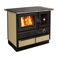 Štednjak na drva za centralno grijanje 14,3 kW - MBS Thermo Magnum - desni, krem