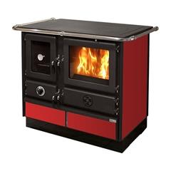 Štednjak na drva za centralno grijanje 14,3 kW - MBS Thermo Magnum - lijevi, crveni