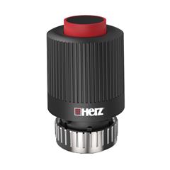 Termoelektrični pogon (servo motor), glava za razdjenik M28 x 1,5 mm - HERZ - crni