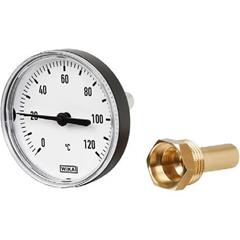 Termometar fi 63 mm,  0-120°C - bimetalni