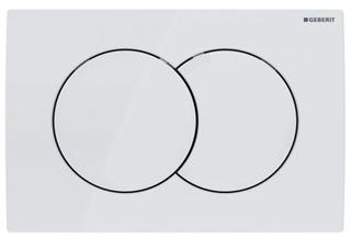 Tipka za aktiviranje vodokotlića - GEBERIT Delta 01 - bijela