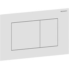 Tipka za aktiviranje vodokotlića - GEBERIT Sigma 40 Square - mat bijela, easy clean