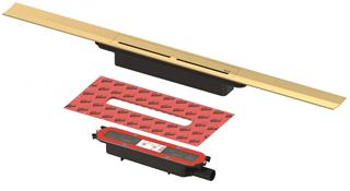 Tuš kanalica  80 cm - TECE DrainProfile Brushed Gold - zlatna
