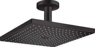 Tuš ruža 300 mm - HANSGROHE Raindance E, sa stropnim priključkom - crna