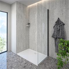 Tuš stijena  80 x 200 cm - AQUAESTIL Artego - crna