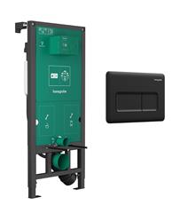 Ugradbeni vodokotlić s tipkom - HANSGROHE iFrame - crna tipka, držači