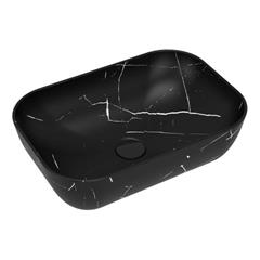 Umivaonik  46,5 cm - CONCEPTO Bell Marble Black - crni