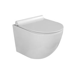 WC školjka -  komplet s daskom - Kielle Gaia Rimless Softclose, viseća