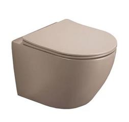 WC školjka -  komplet s daskom - KIMIC Cappuccino Rimless Softclose