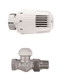 Termostatski ventil s termostatskom glavom, ravni 1/2" - HERZ (1 7723 60)